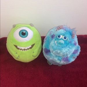 Mike and Sulley  from MONSTERS INC BEANIS BALLS
